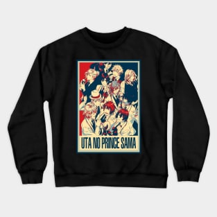 Quartet Night Fever UtaPri Legends Crewneck Sweatshirt